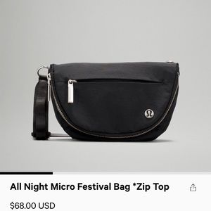 All Night Micro Festival Bag